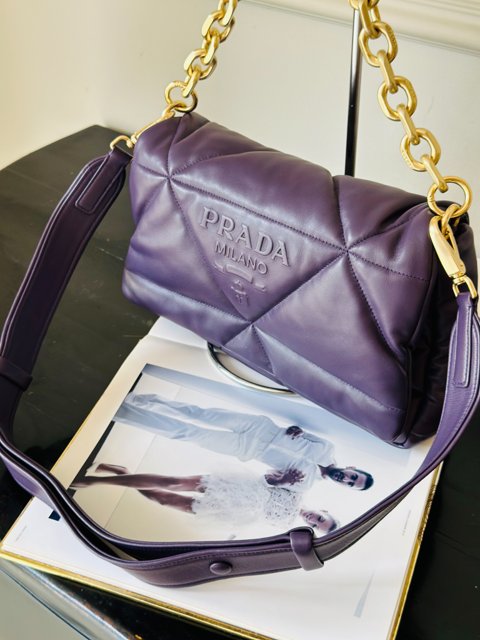 Bolsa Prada System em nappa patch