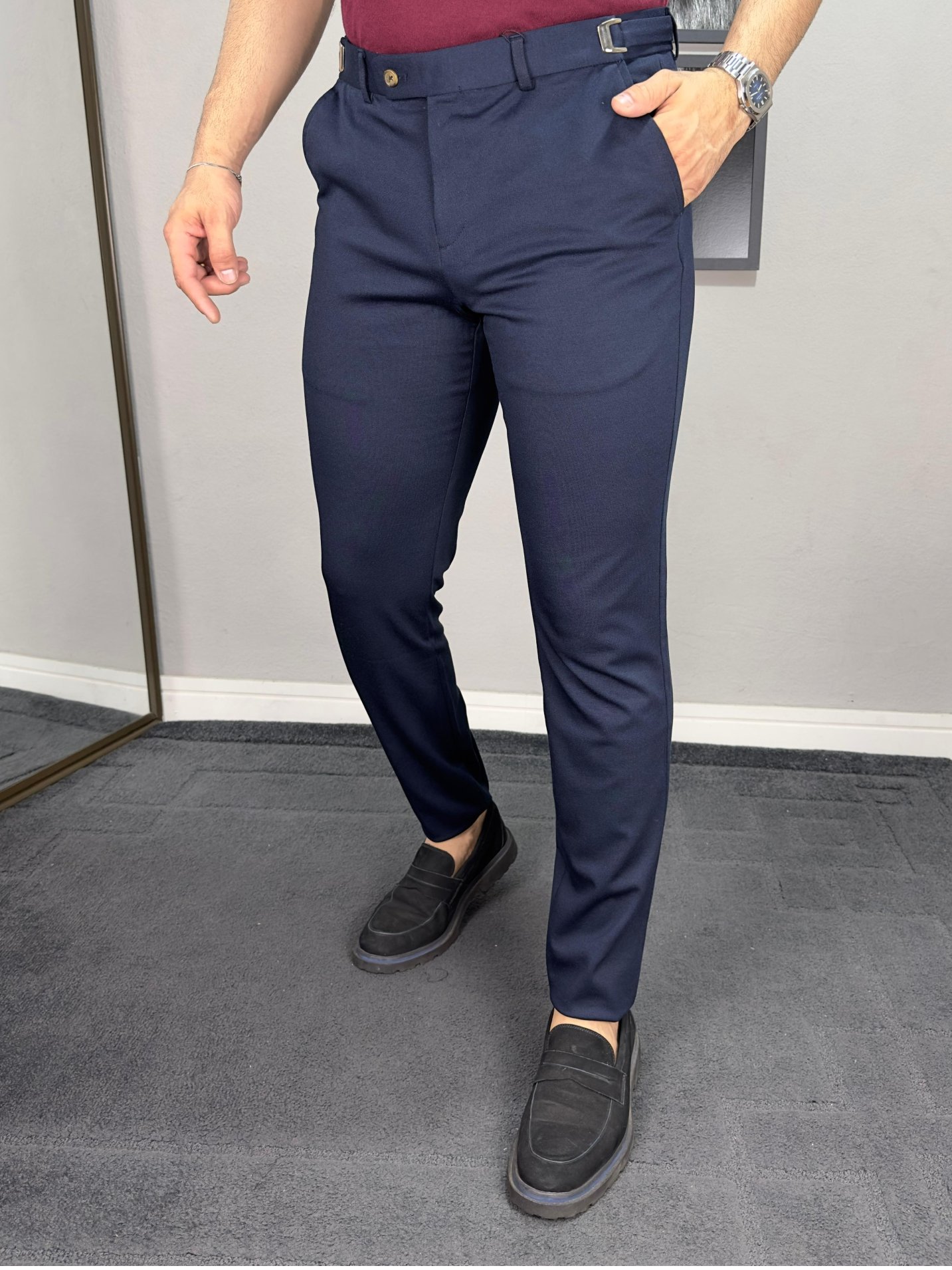 Alfaiataria Masculina Outfit SuÃ©ter Azul Kit Calça Jeans