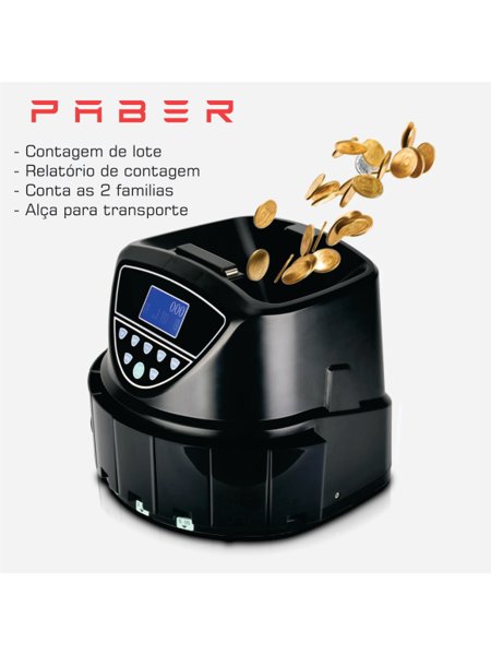 Contadora de Cédulas e Máquina de contar dinheiro misturado | Paber ...