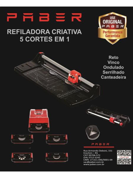 Refiladora Para Papel | Paber | PABER EQUIPAMENTOS
