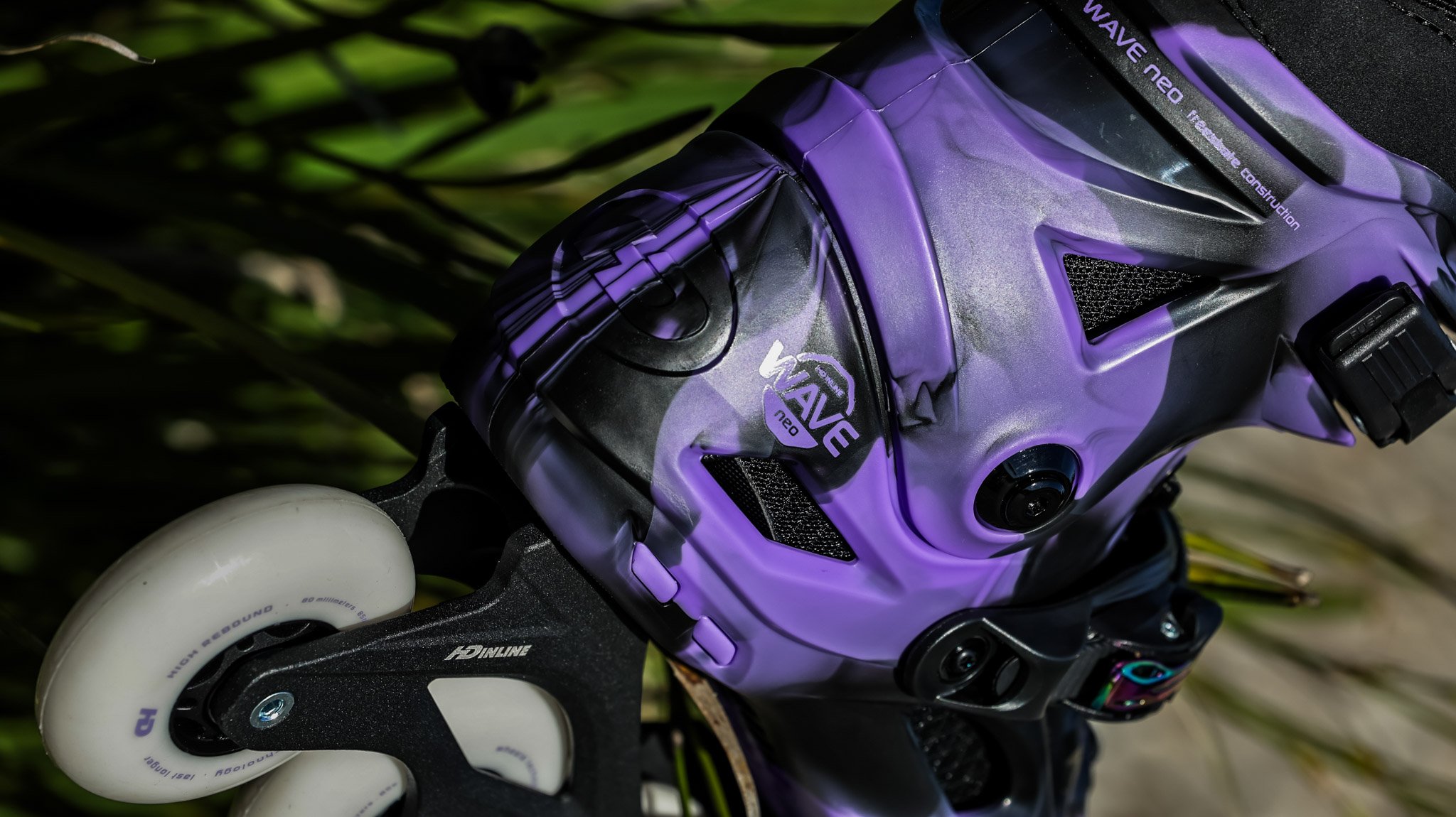 Patins HD Inline Wave Neo Black Venom