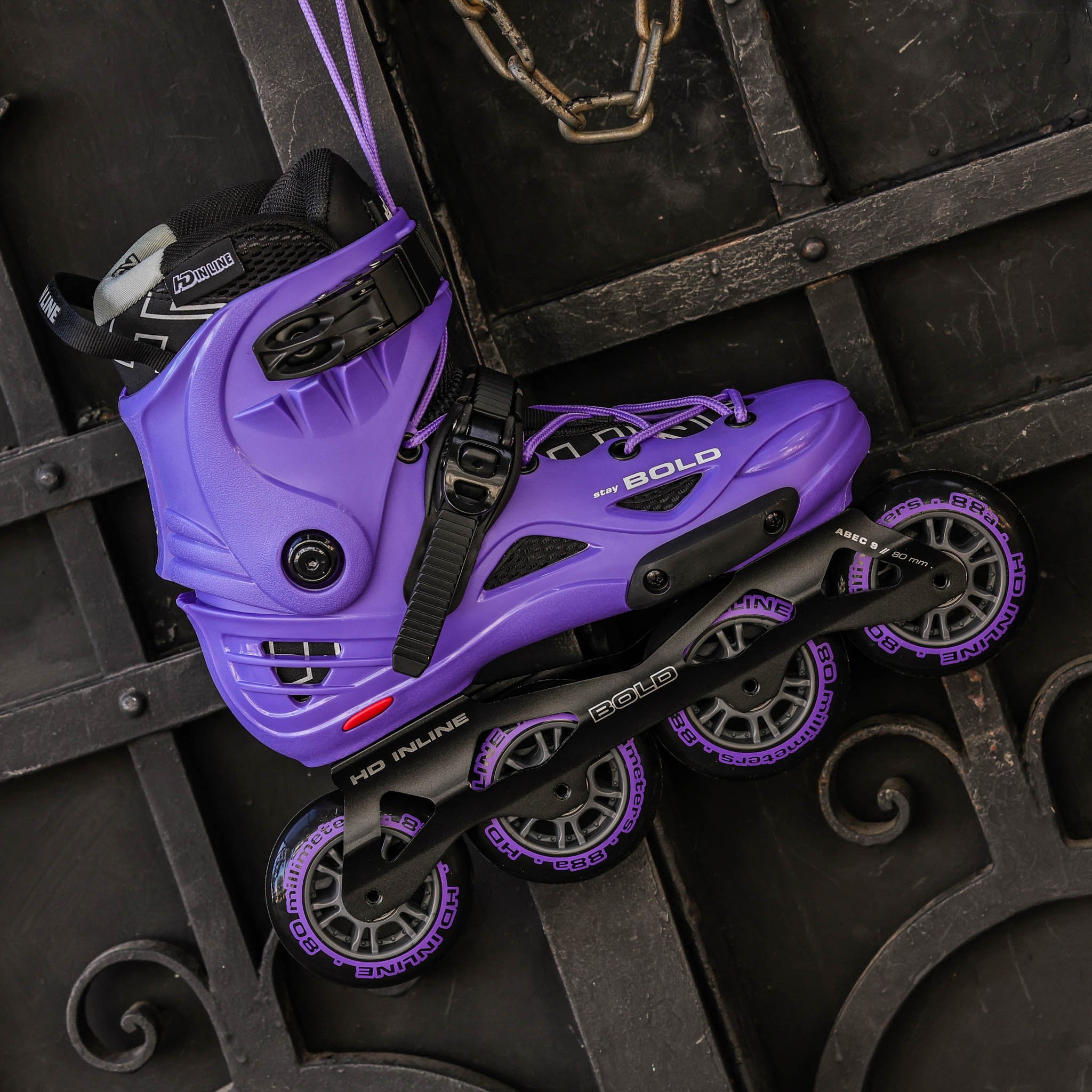 Patins HD Inline Bold Amethyst: Estilo, Conforto e Performance em um só modelo