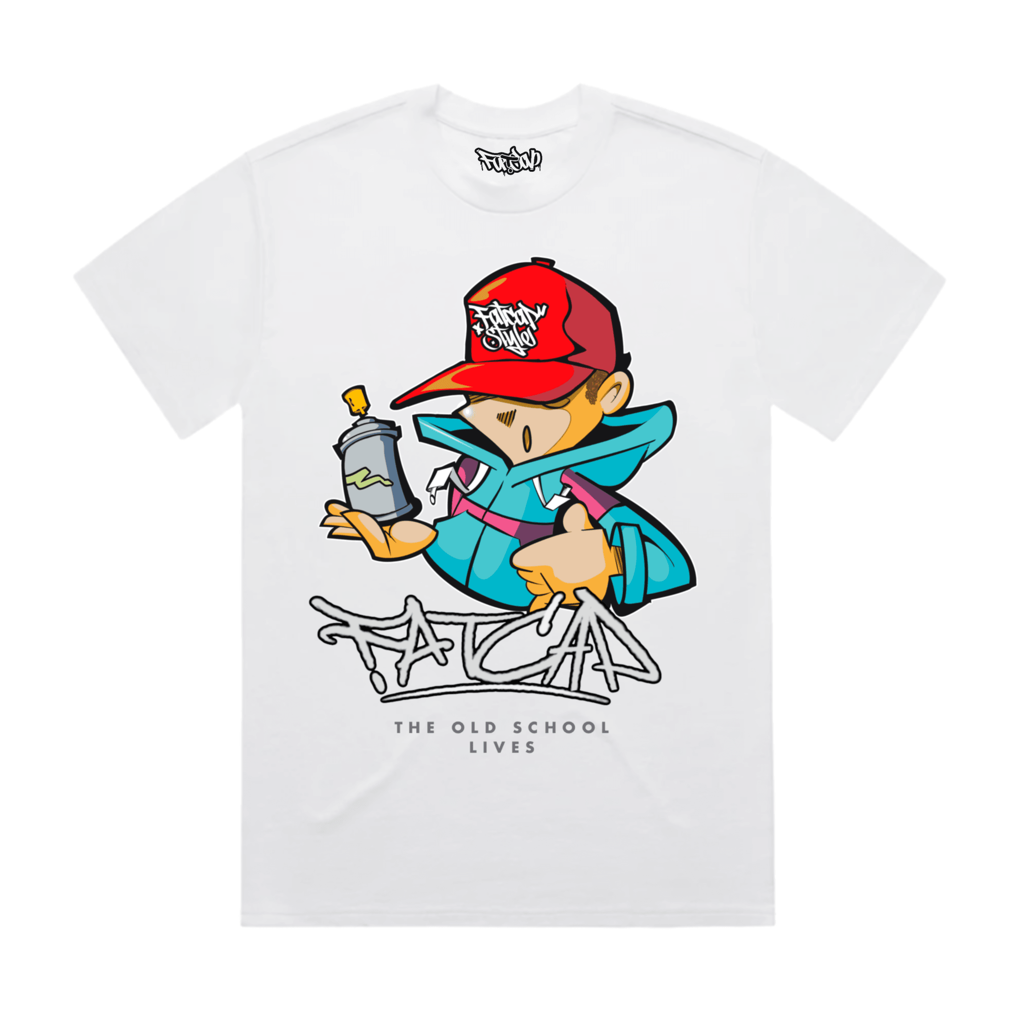 The Old School Lives Branca FatCap