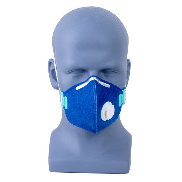Máscara PFF2 Com Válvula Azul Lubeka CA 38829 | De Paula Epi's