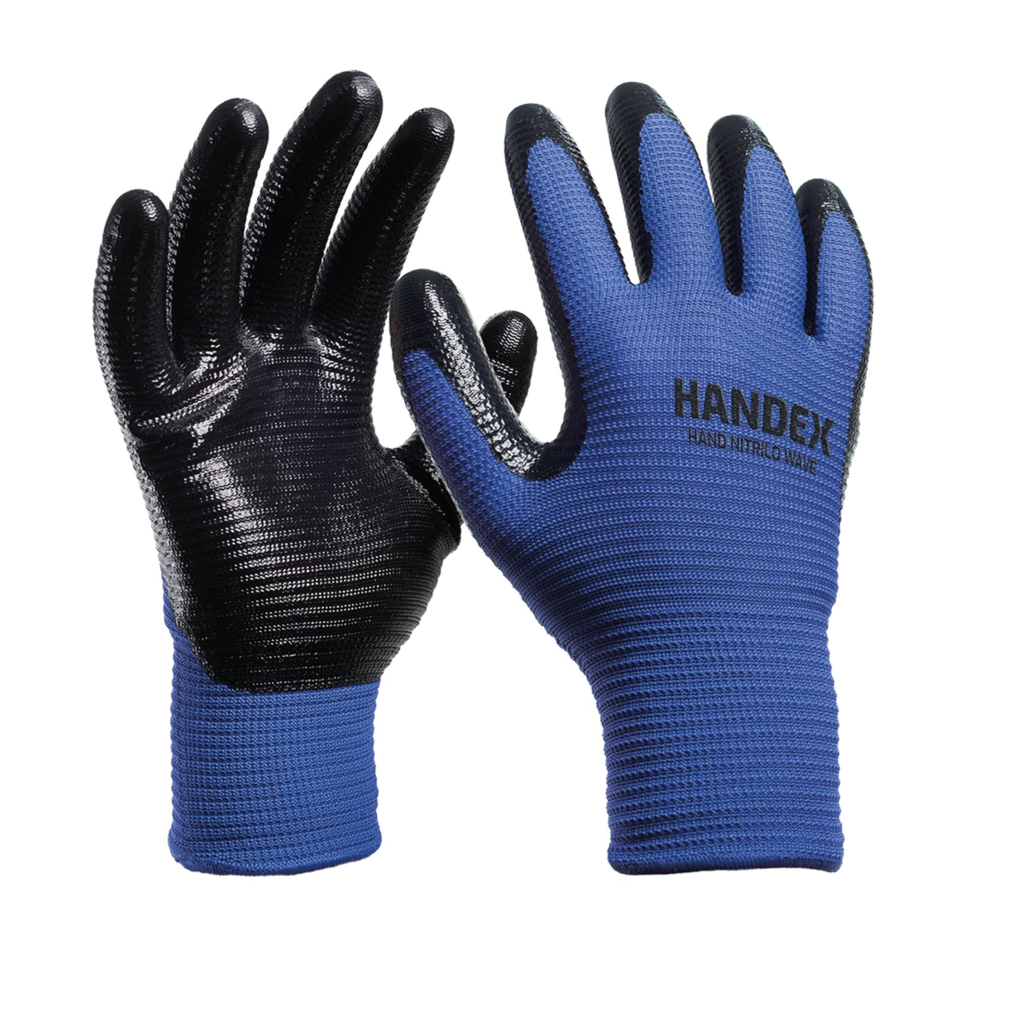 Luva de Segurança Wave Azul Handex CA 46692 | De Paula Epi's