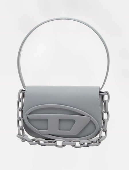 Bolsa Diesel 1DR Shoulder Bag X08396 Cinza Fosca | Adamanto Store