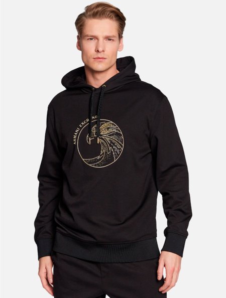 Casaco Moletom Emporio Casaco Armani Feminino Moletom Emporio