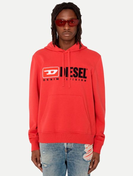Blusa Diesel Masculina Moletom Regular S-Ginn-H Capuz A03757