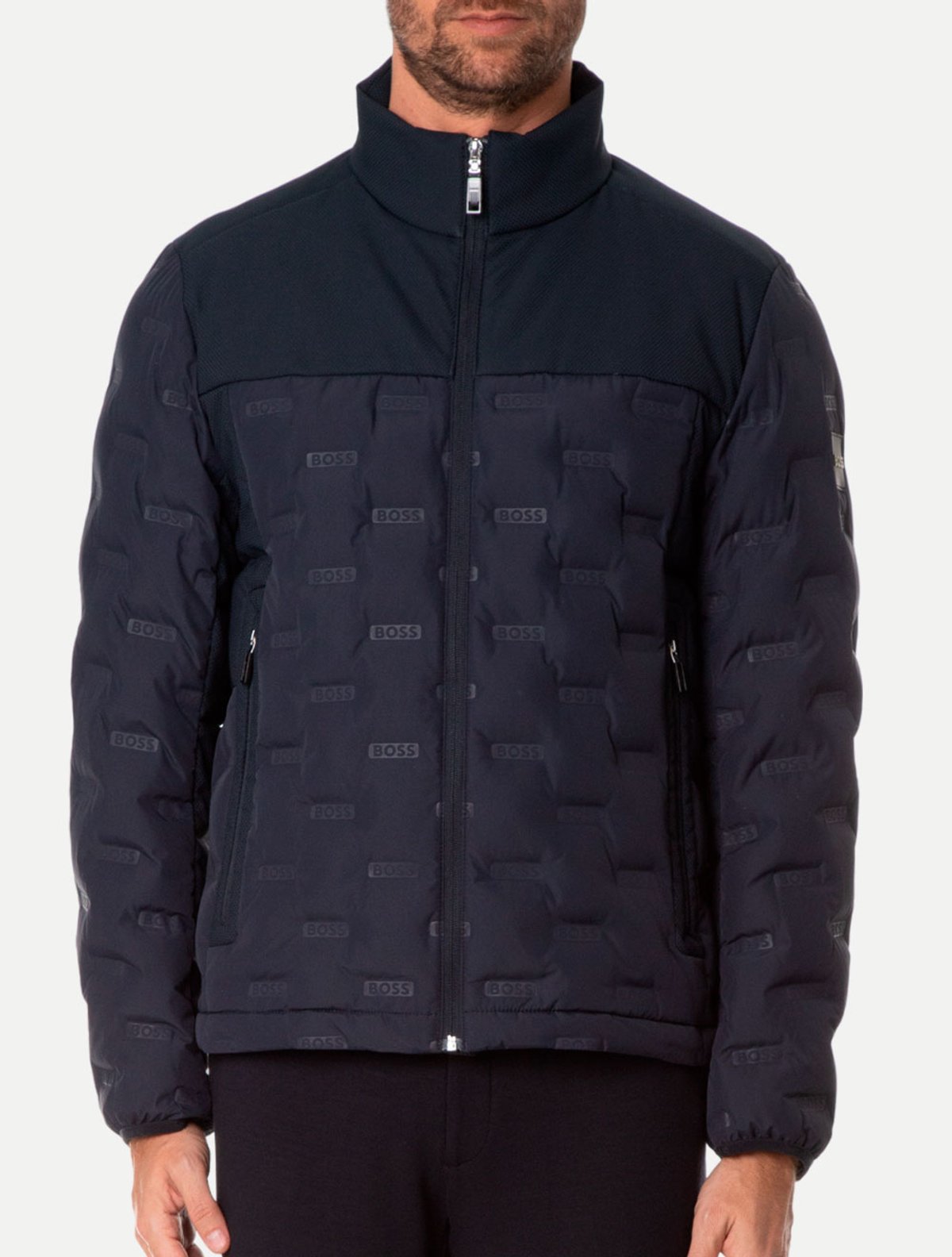 Jaqueta Hugo Boss Masculina Regular J Hellion Azul Marinho