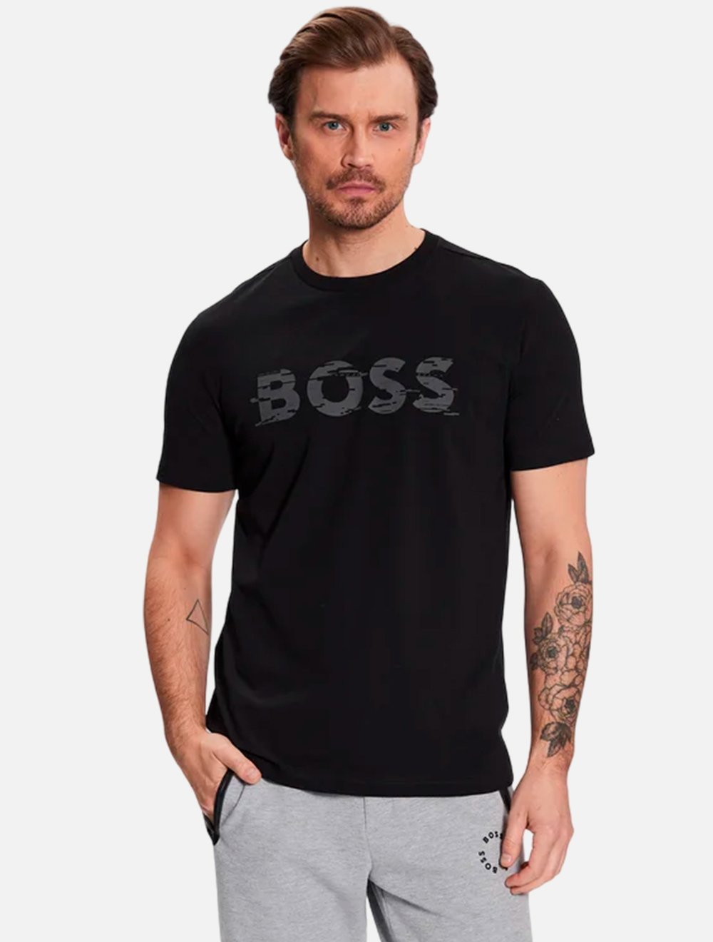 Hugo Boss T-shirt a polo con logo ricamato J05803