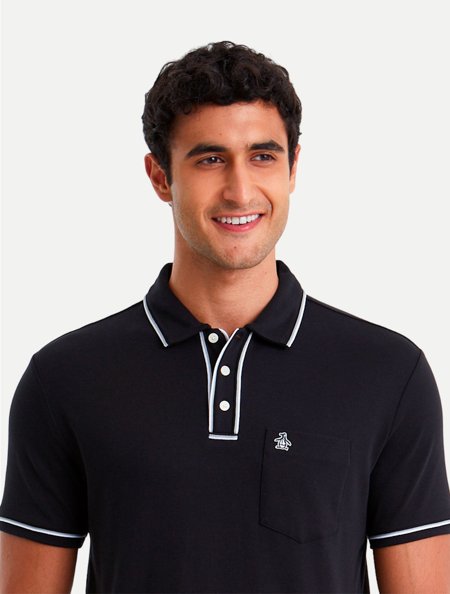 Polo Original Penguin Masculina Regular Pima Cotton OPKSB1830
