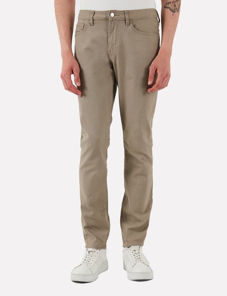 Calça Armani Exchange Masculina Skinny Jeans XM00070 Marrom