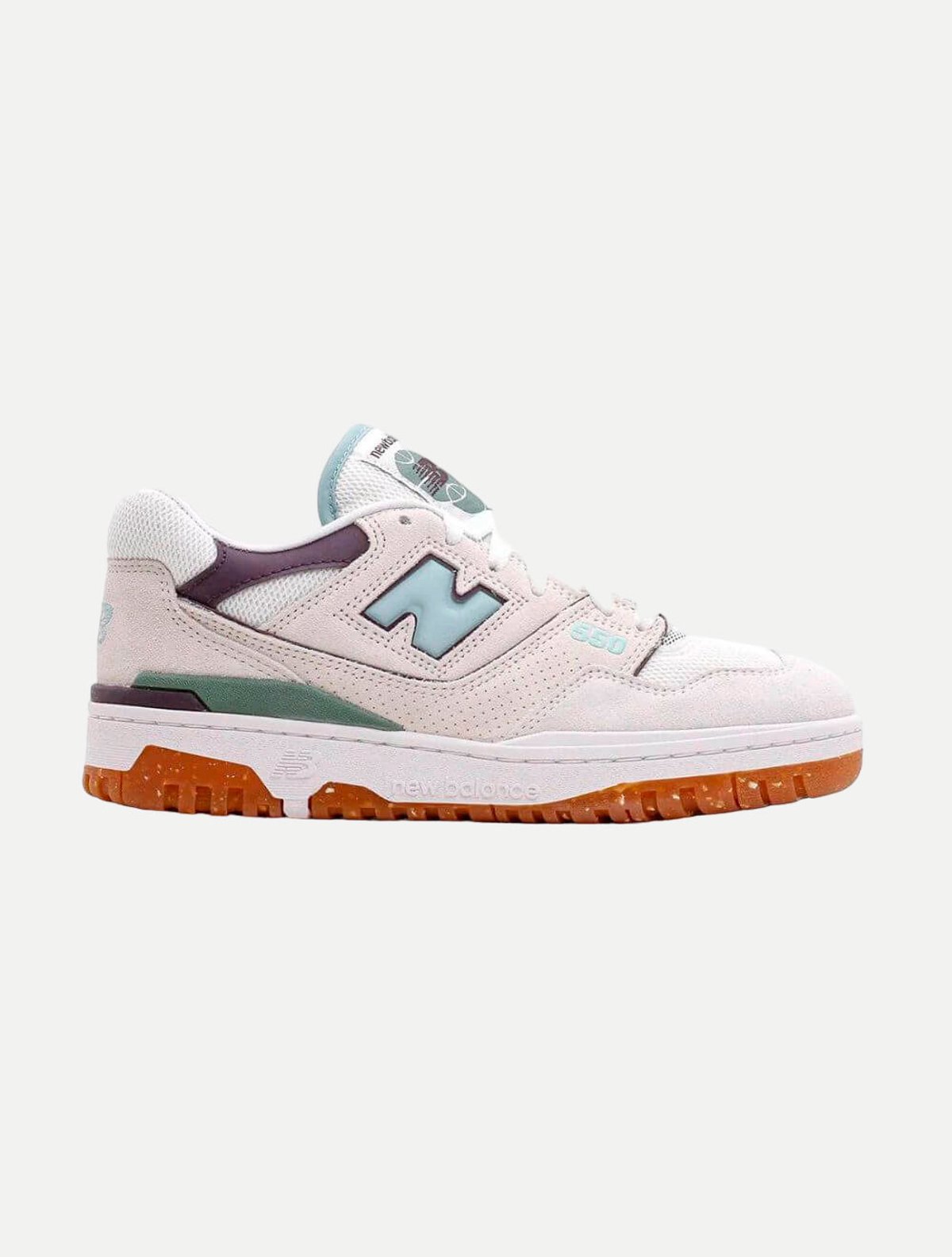 Tênis New Balance 550 Cinza/ Verde/ Roxo | Adamanto Store