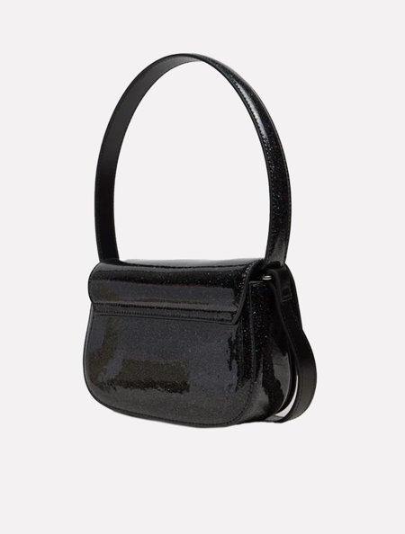 Bolsa Diesel 1DR Shoulder Bag X08396 Preta Glitter Multicolor