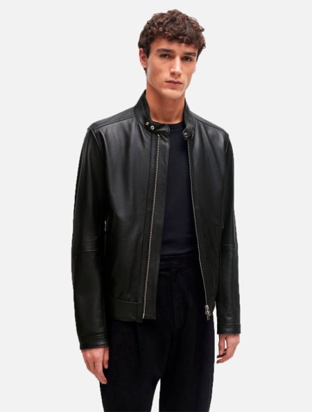 Jaqueta Hugo Boss Masculina Regular Mansell 1 Preta | Adamanto Store