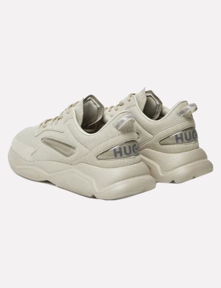 Tênis Hugo Boss Masculino Leon Runn Mfbb Bege Claro | Adamanto Store