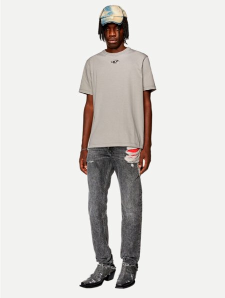 Camiseta Diesel T-just-Od Maglietta A09864 Cinza | Adamanto Store