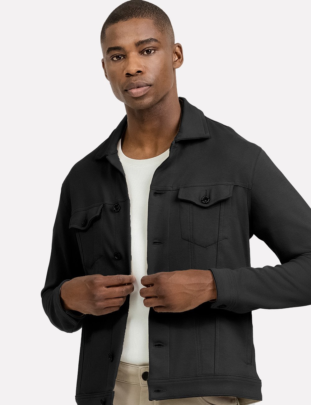 Jaqueta Zak Masculina Bomber Linho Slim ML 52Y1001 Areia