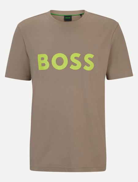 Camiseta Hugo Boss Masculina Oversized Tee 1 Marrom | Adamanto Store