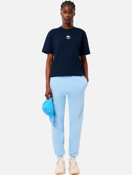 Camiseta Lacoste Classic Fit TH2739166 Azul Marinho | Adamanto Store