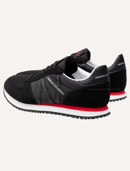 Emporio Armani Connected ブラック Tênis Armani Exchange Masculino Full Black XUX017 Preto | Adamanto