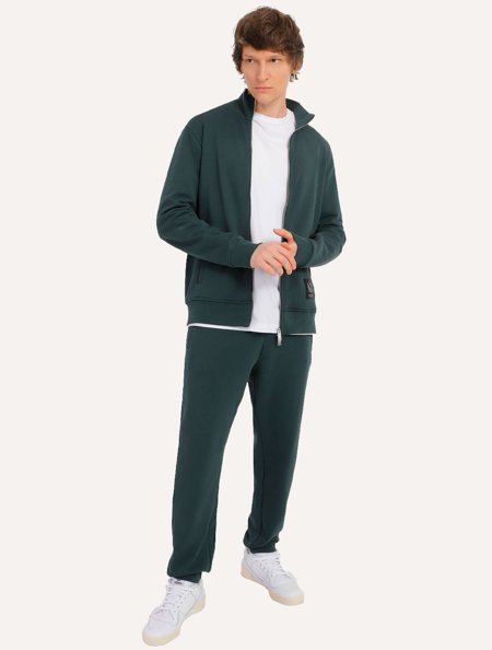 Suéter Armani Exchange Masculino Regular Gables 3RZMAC Verde