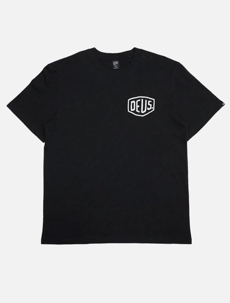 Camiseta Deus Ex Machina Masculina Box Fit Frontage Preta