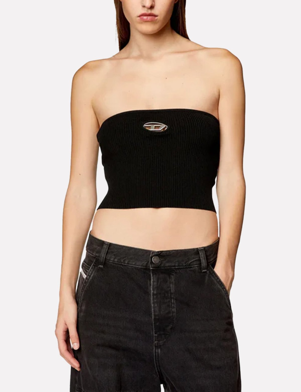 Top Diesel Feminino M-Clarksvillex Knitwear Preto | Adamanto Store