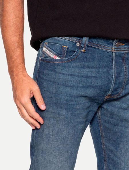 Calça Diesel Jeans Larkee-X L.32 Pantaloni A00890 Azul Médio
