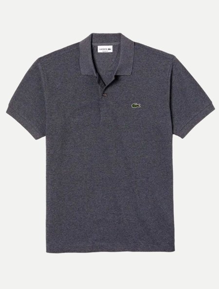 Polo Lacoste Masculina Classic Fit L1264 Chumbo | Adamanto Store