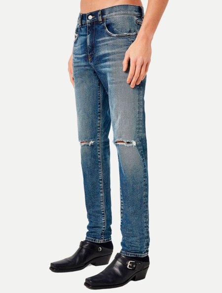 DIESEL / ボトム/28/コットン/NVY/A03993// Calça Diesel Jeans Dstrukt L32 A03558 Destroyed 2019 | Adamanto Store