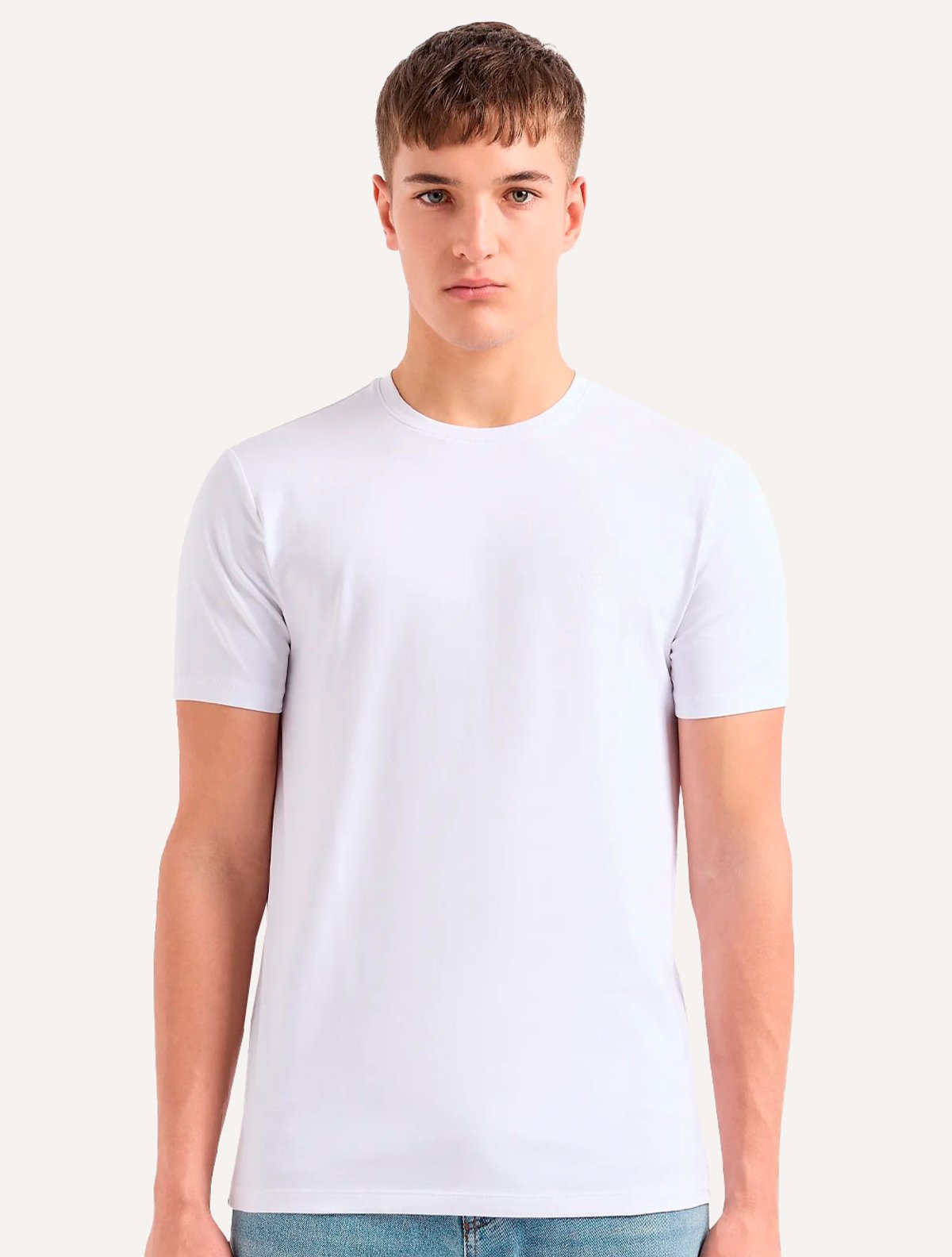Camiseta Armani Exchange Masculina Slim 8NZT84Z8M9Z Branca