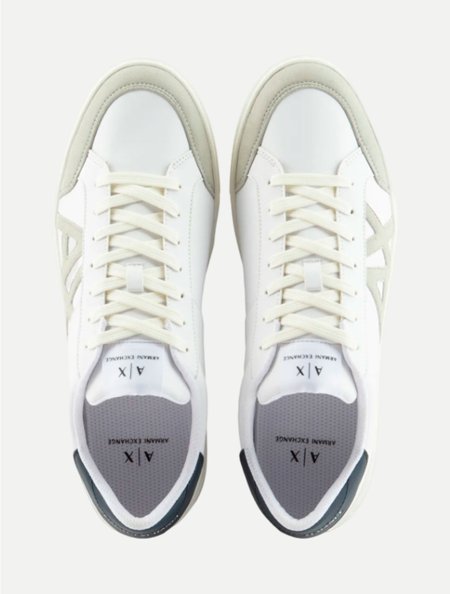 Tênis Armani Exchange Masculino Sneaker XUX176XV760 Branco