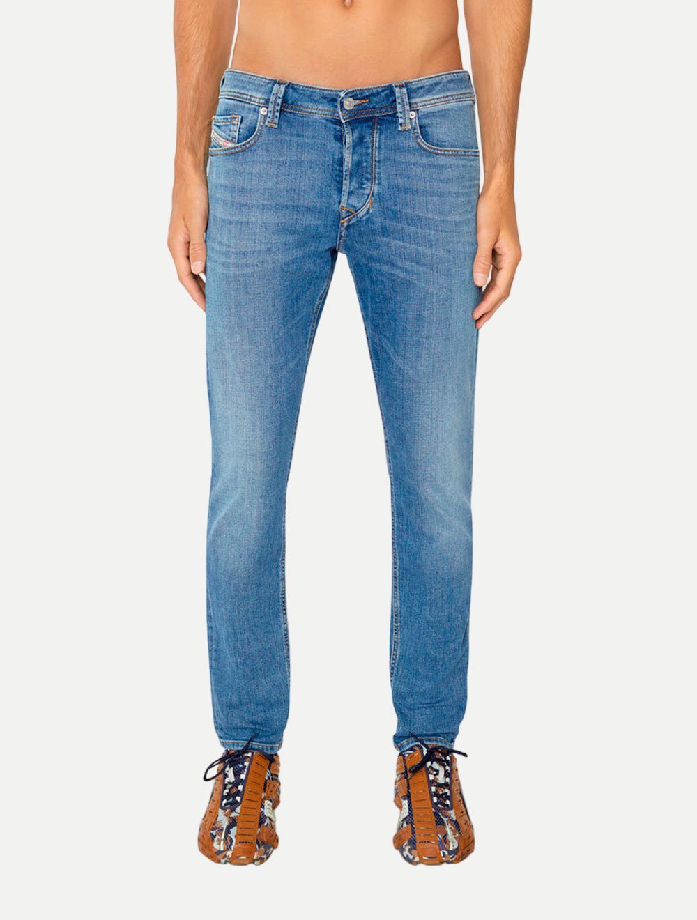 Calça Diesel Jeans Larkee-Beex 1986 00SU1X Azul Escuro | Adamanto