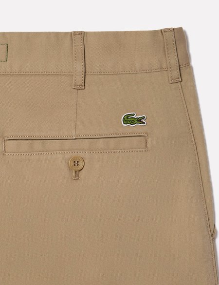 Calça Lacoste Masculina Slim Fit HH2962 Cáqui | Adamanto Store