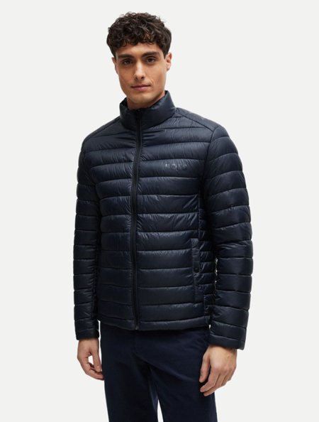 Jaqueta Hugo Boss Masculina Puffer Calanos Azul Marinho | Adamanto