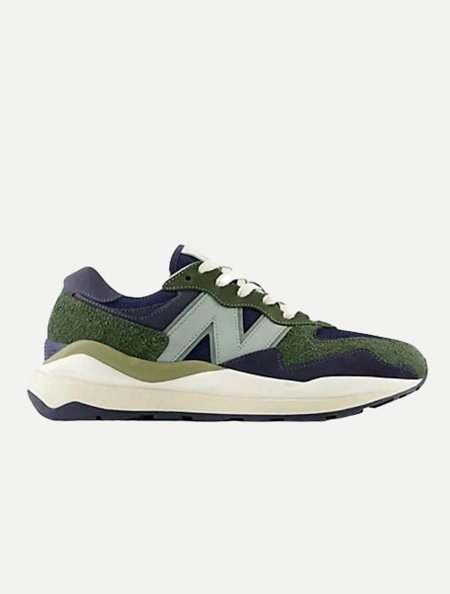 Tênis New Balance 5740 Verde Musgo e Azul Marinho Adamanto Store