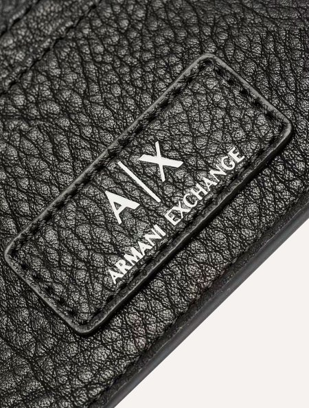 Porta Cartão Armani Exchange Masculino 958053 Preto | Adamanto Store