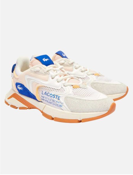 lacoste tenis todo azul masculino
