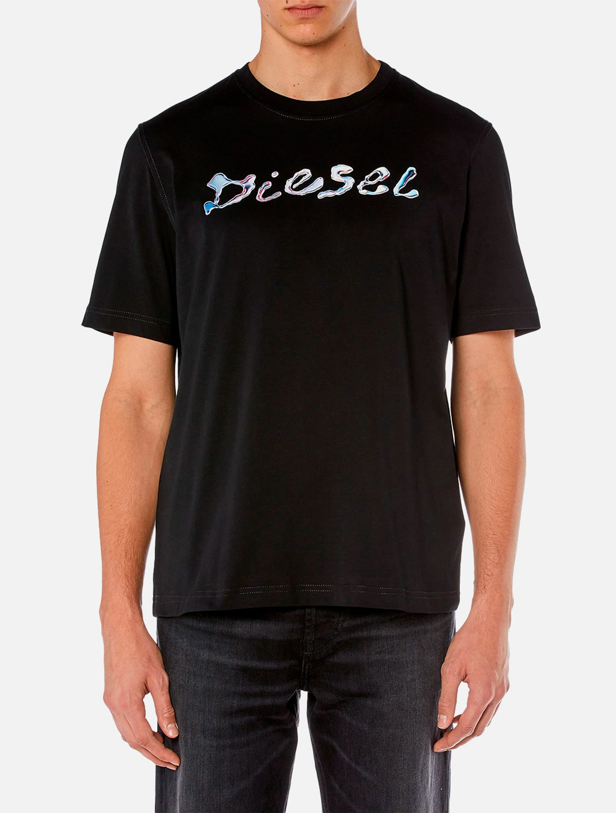 Camiseta Diesel Regular T-Adjust-K16 Preta | Adamanto Store