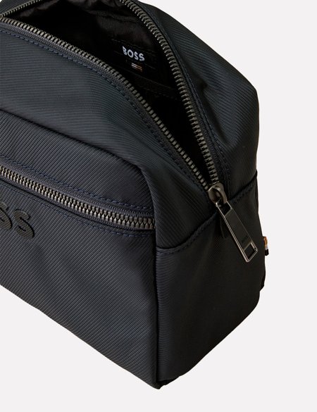 Necessaire Hugo Boss Catch 3.0 Washbag Azul Marinho | Adamanto Store