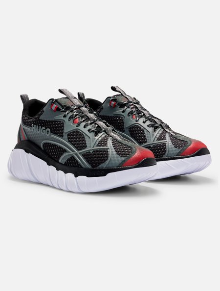 Tênis Hugo Boss Xeno Runn Thij Preto/Cinza | Adamanto Store
