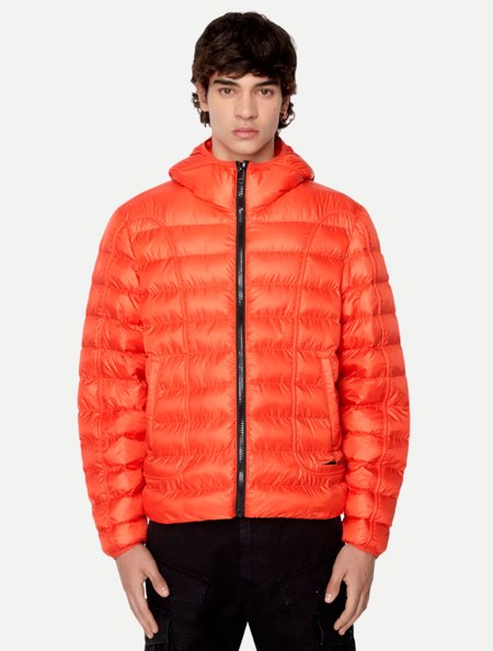 Jaqueta Diesel Masculina Regular W-Scott-NW A614506145 Laranja