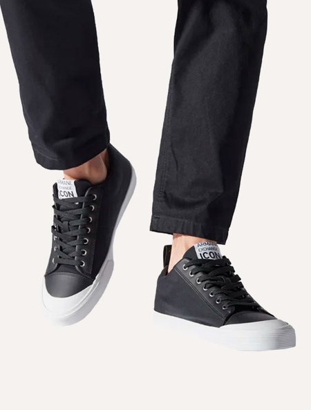 Tênis Armani Exchange Masculino Sneaker XUX140XV591 Preto