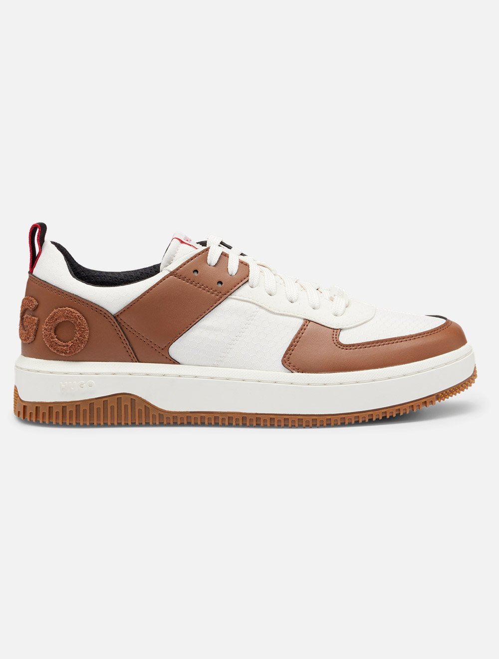 Tênis Hugo Boss Masculino Kilian Tenn Marrom/Branco | Adamanto Store