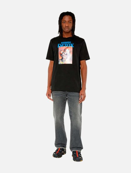 Camiseta Diesel T-Just G4 Regular A08639 Preta | Adamanto Store