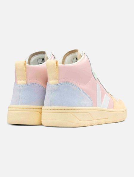 Tênis Vert Feminino V-15 Couro Petale White Multico | Adamanto Store