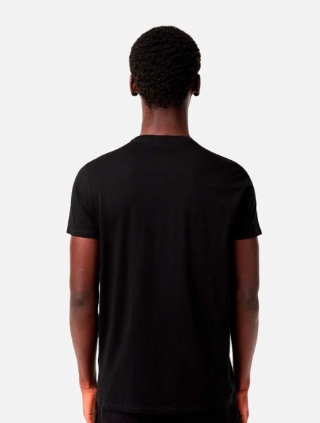 Camiseta Lacoste Masculina Pima Regular Fit TH6709 Preta