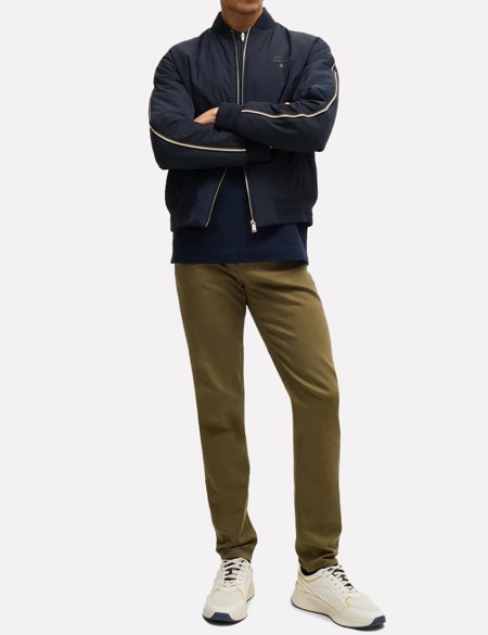 Jaqueta Hugo Boss X Porsche Masculina Regular Coltar Azul