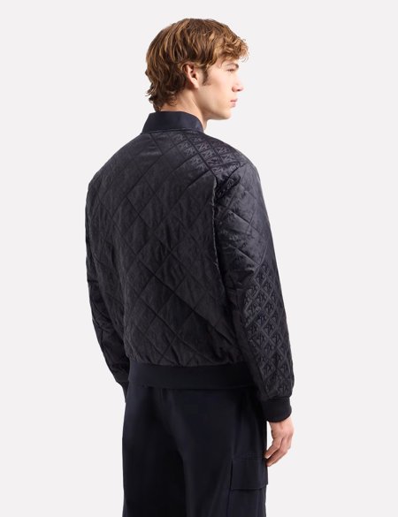 Jaqueta Armani Exchange Masculina Regular Puffer XM000137 Azul